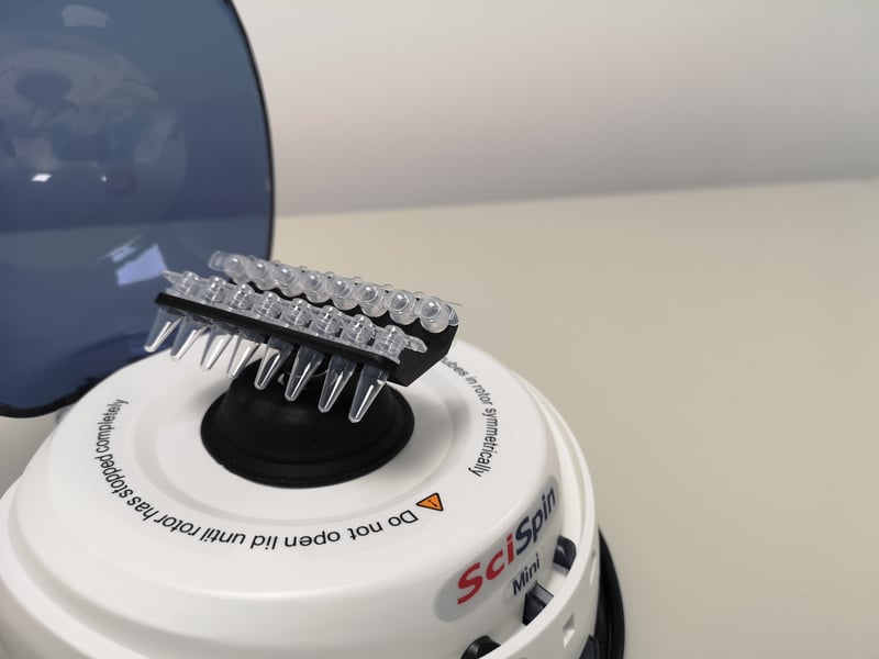 09JUL19 PCR Tubes Centrifuge 1