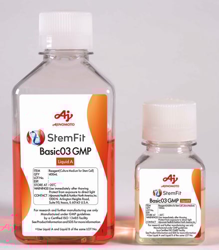 ASB03-GMP bottles A and B