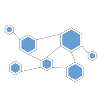 Bioserve Partner Network Hexagons
