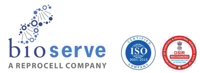 Bioserve India logo and badges