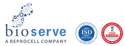 Bioserve India logo and badges