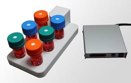 ABLE Biott Magnetic stir platform with 6 flasks