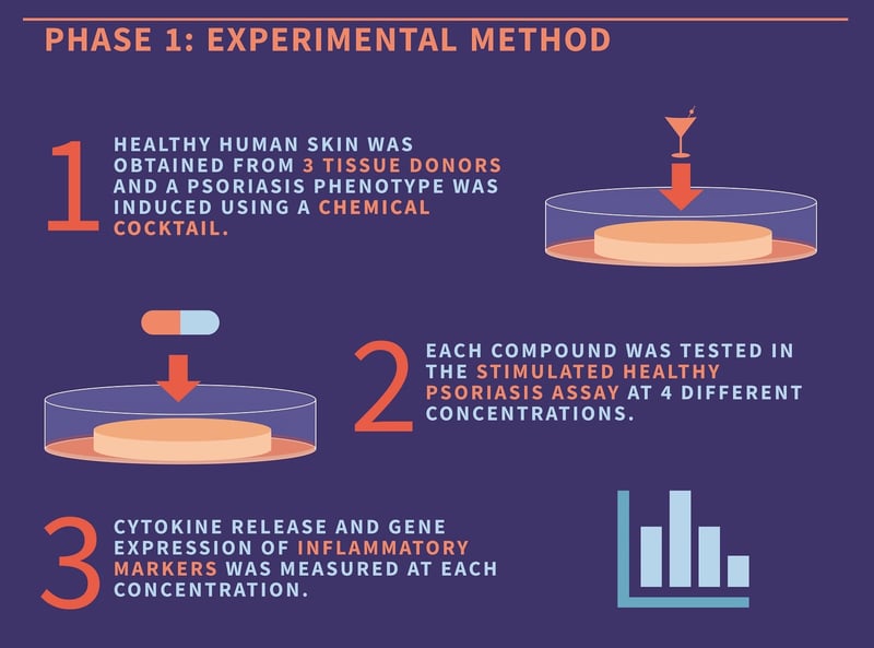 Methodology for determining drug potency using human skin tissue