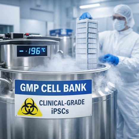 Off-the-shelf GMP iPSC MCB