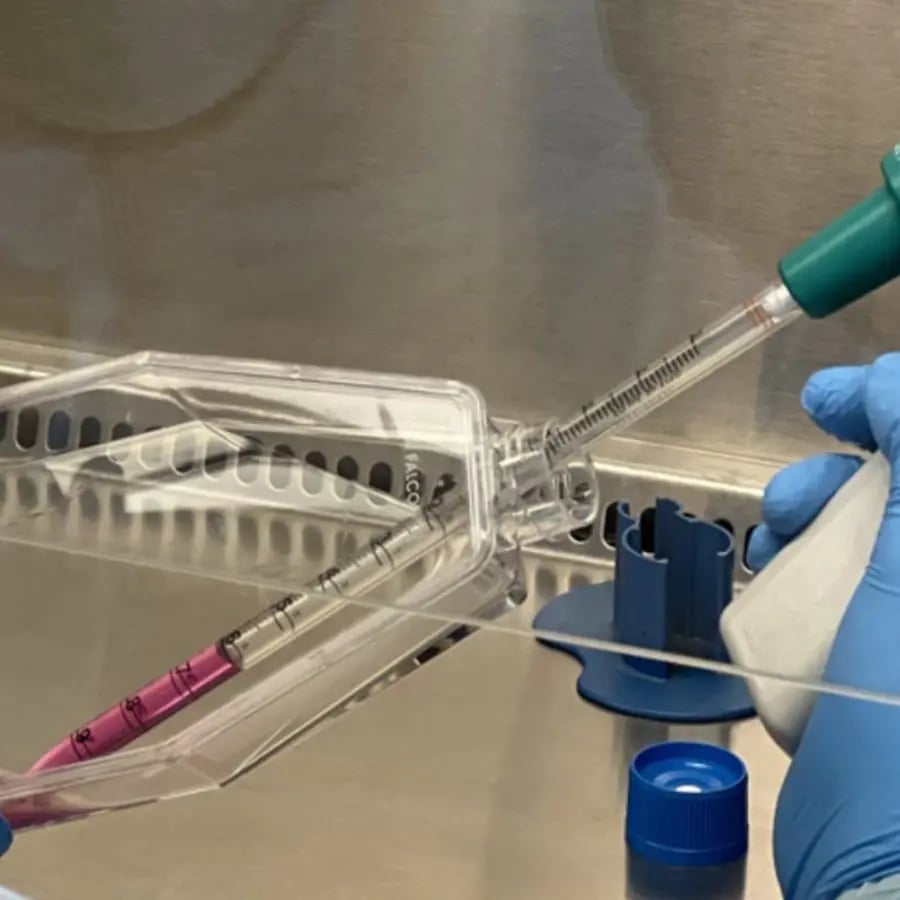 TC flask and pipette - square