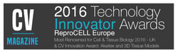 CV Magazine, Tech Innovator Awards 2016