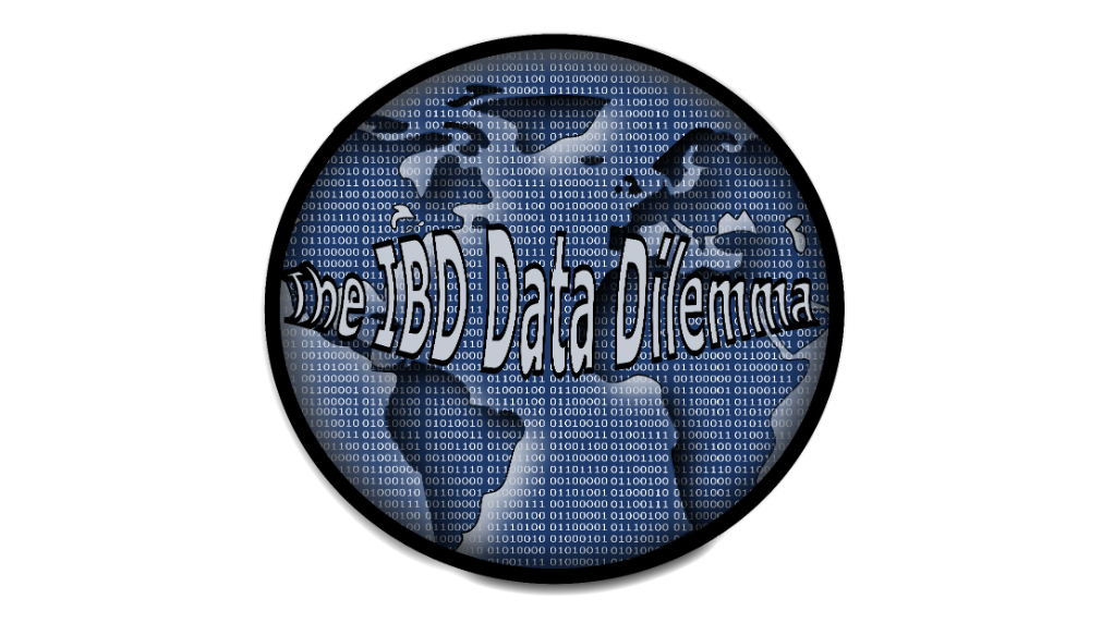 An image of the globe with the text the IBD data Dilemma superimposed on top of it