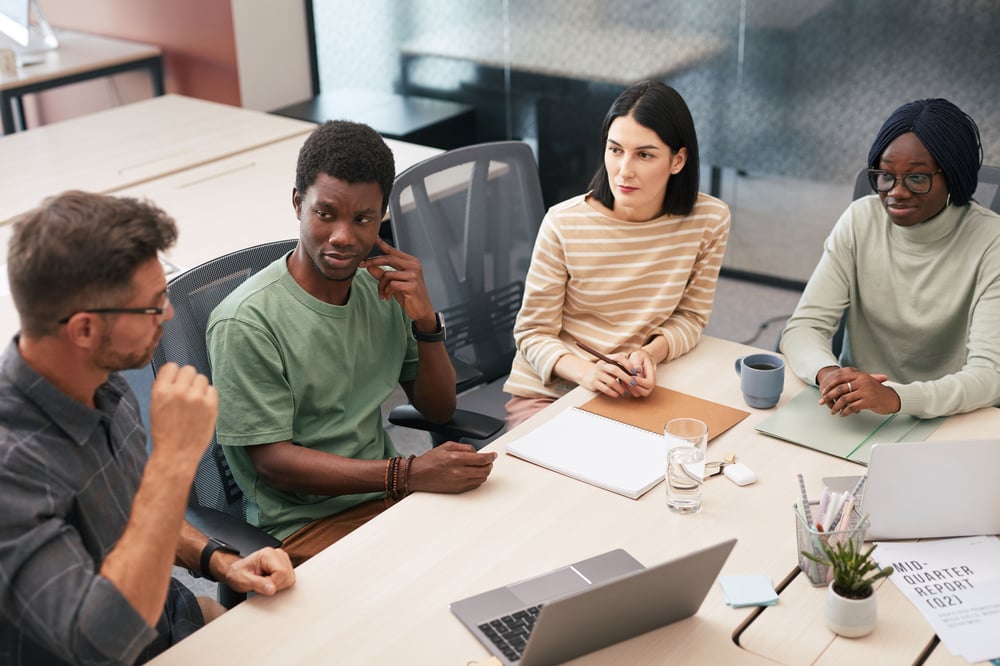 Office team meeting