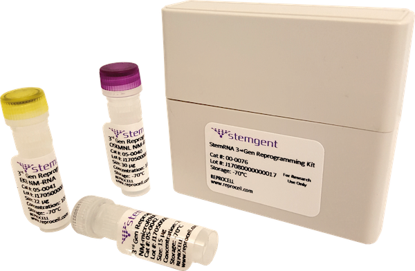 Example from our product catalog: the Stemgent StemRNA 3rd Gen Reprogramming Kit