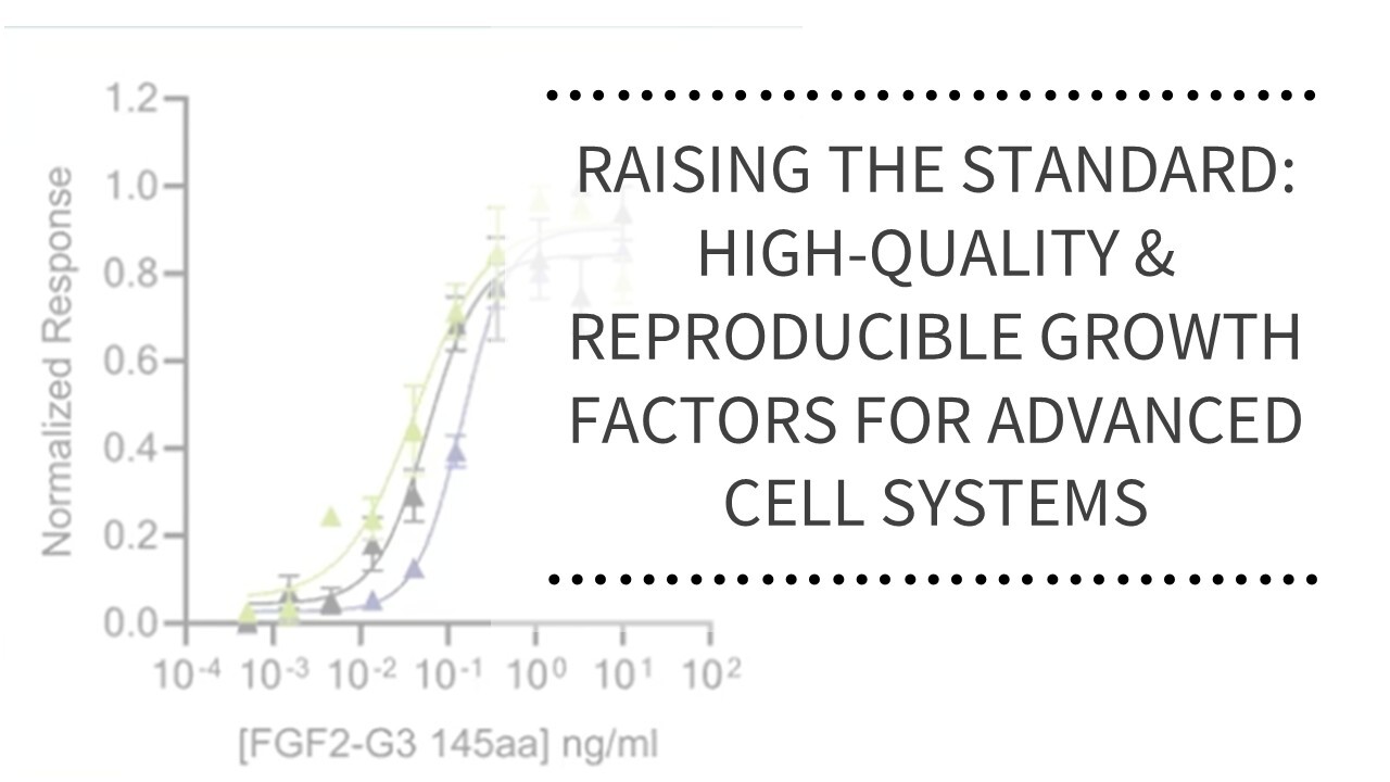 WEBINAR: Raising the Standard: High-Quality and Reproducible Growth Factors for Advanced Cell Systems